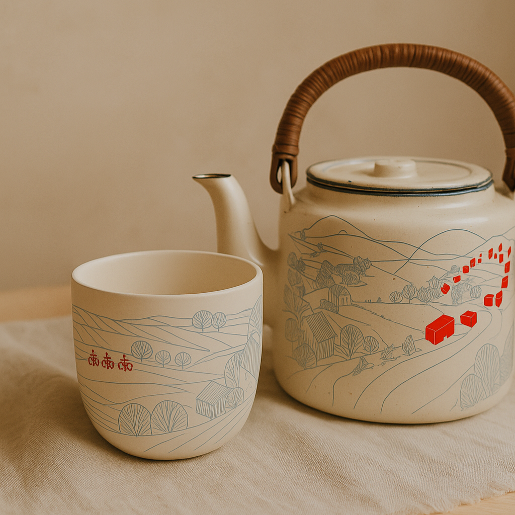 Tasses et théière