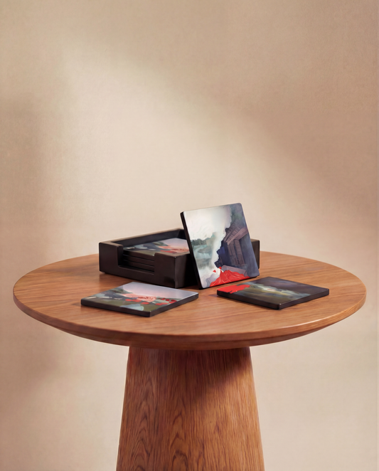 Tấm lót ly sơn bóng