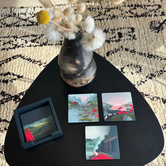 Sous-verres laqués