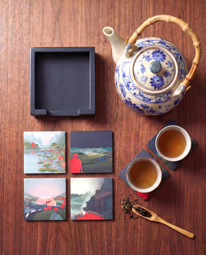 Tấm lót ly sơn bóng